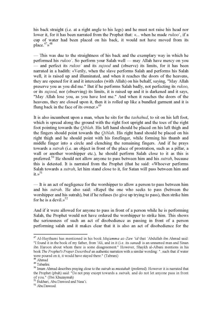 Ahmed Ibn Hanbal's Treatise on Salah_Page_16