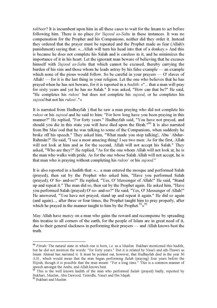 Ahmed Ibn Hanbal's Treatise on Salah_Page_27