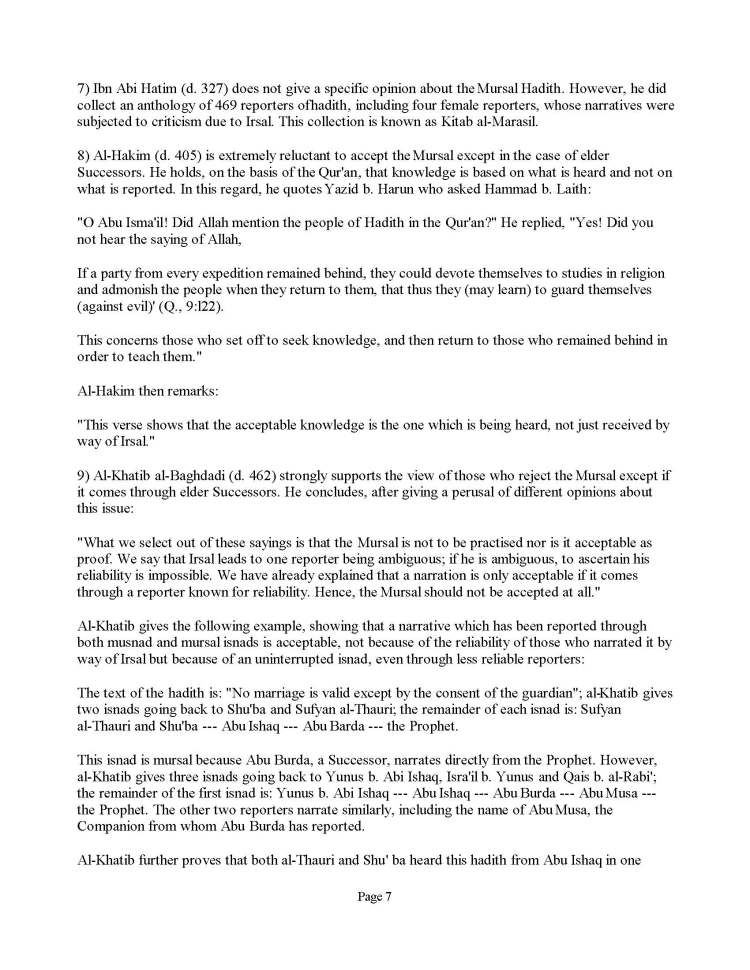 Rules Governing The Criticism Of Hadith_Page_07