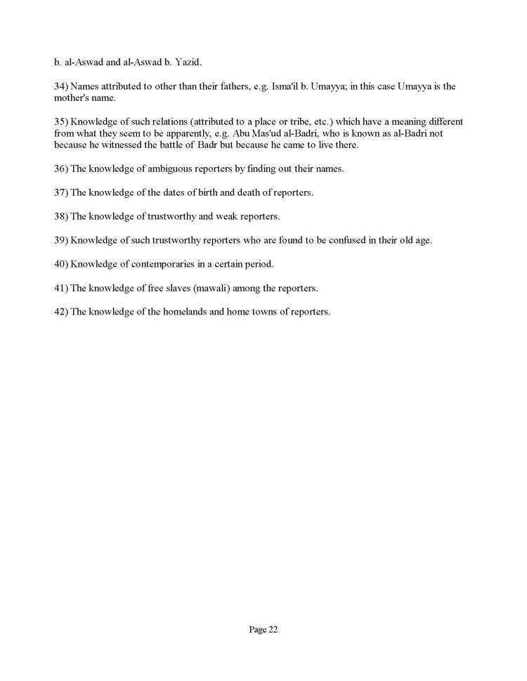 Rules Governing The Criticism Of Hadith_Page_22
